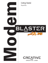 Creative Modem Blaster Flash 56 PCI Getting Started