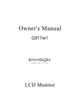 Envision G917w1 Le manuel du propriétaire
