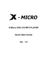 X-Micro XMP3X-F1G Guide de démarrage rapide