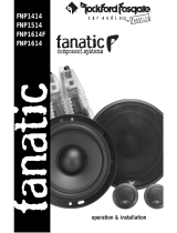 Rockford Fosgate fanaticP FNP1614 Operation and Installation Manual