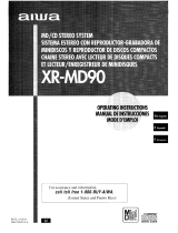 Aiwa XR-MD90 Le manuel du propriétaire