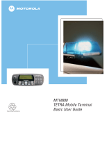 Motorola TETRA MTM800 Mode d'emploi