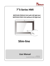 Winmate W07FA3S-PCM1-PoE Manuel utilisateur