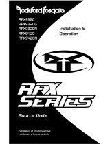 Rockford Fosgate RFX9420R Installation & Operation Manual