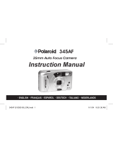 Polaroid 345af Manuel utilisateur