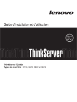 Lenovo ThinkServer TD200x Manual D’installation Et D’utilisation