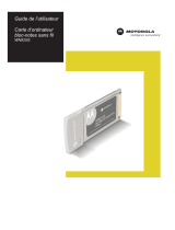Motorola WIRELESS NOTEBOOK ADAPTER WN825G - annexe 1 Manual De L'utilisateur