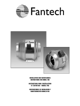 Fantech FKD18XL Installation And Maintenance Instructions Manual