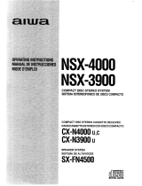 Aiwa NSX-3900 Operating Instructions Manual