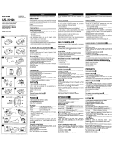 Aiwa HS-JS199 Mode d'emploi