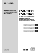 Aiwa CSD-TD49 Manuel utilisateur