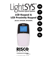 Risco lightsys RP432KPP Manuel utilisateur