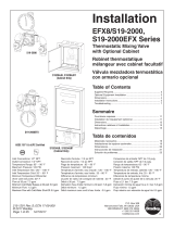 Bradley S19-2000EFX Series Installation Instructions Manual