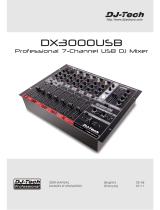 DJ-Tech DX3000USB Manuel utilisateur