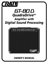 Crate Amplifiers GT-80D Manuel utilisateur