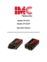 IMC Networks MiniMc, TP-TX/FX-SM1310/PLUS-ST Manuel utilisateur