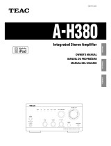 TEAC A-H380 Le manuel du propriétaire