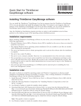 Lenovo ThinkServer TD100 Guide de démarrage rapide