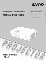 Sanyo PLC-XC56 - 3100 Manuel Du Propriétaire