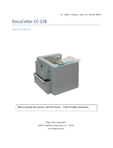 Duplo DocuCutter CC-228 Operational Manual