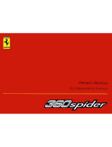 Ferrari 360spider 2003 Le manuel du propriétaire