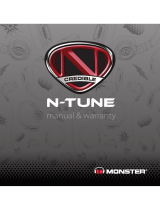 Monster Cable NCredibe N-Tune Manuel utilisateur