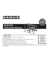 Sanus VLF510 Manuel utilisateur