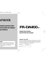 Aiwa FR-DA400U Operating Instructions Manual