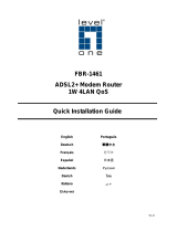 LevelOne ADSL2 FBR-1461 Manuel utilisateur