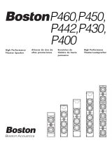 Boston P450 Manuel utilisateur