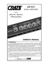 Crate Amplifiers BFX15 Manuel utilisateur