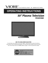 VIORE PD50VH80 Operating Instructions Manual