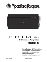 Rockford Fosgate Prime R600-5 Mode d'emploi