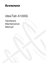 Lenovo IdeaTab A1000L Hardware Maintenance Manual