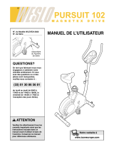Weslo Pursuit 102 Manuel utilisateur