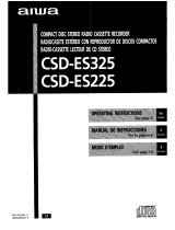 Aiwa CSD-ES325 Operating Instructions Manual