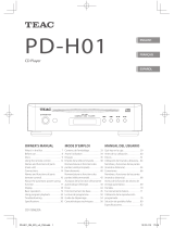 TEAC PD-H01 Le manuel du propriétaire