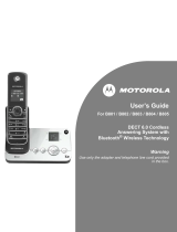 Motorola B802 Manuel utilisateur