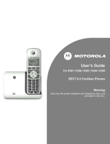 Motorola K305 Manuel utilisateur