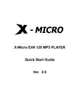 X-Micro XMP3A-F512 Guide de démarrage rapide