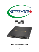 Supermicro SSE-G3632S Guide d'installation