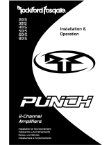 Rockford Fosgate Punch 501S Mode d'emploi
