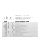 Xtant A1240A - TECHNICAL DATA REPORT Fiche technique
