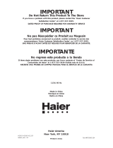 Haier HC61F Manuel utilisateur