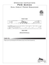 Middle Atlantic Products pds-2x315r Operation Instructions