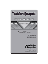 Rockford Fosgate T1500-1bd Manuel utilisateur