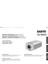 Sanyo VCC-WD8574 Manuel utilisateur