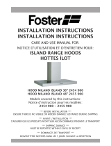 Foster MILANO ISLAND 48" 2455 900 Installation Instructions Manual