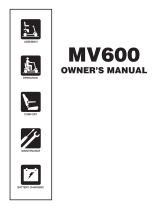 Pride MV600 Le manuel du propriétaire