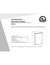 Igloo FR376 Operating Instructions Manual